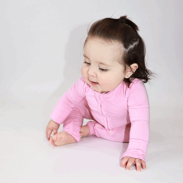 Zippy Bamboo Pajama with Cozy Cuffs- Pretty in Pink