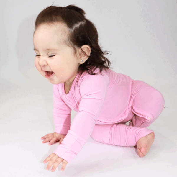Zippy Bamboo Pajama with Cozy Cuffs- Pretty in Pink