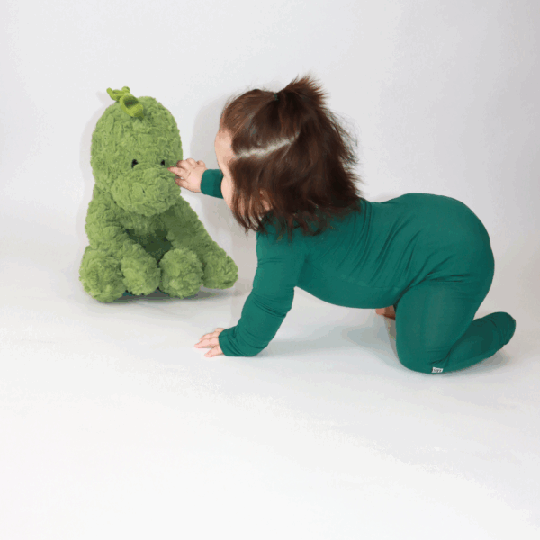 Zippy Bamboo Pajama with Cozy Cuffs- Forest Green
