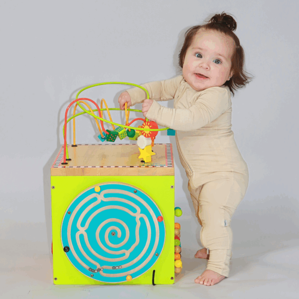 Zippy Bamboo Pajama with Cozy Cuffs- Oat
