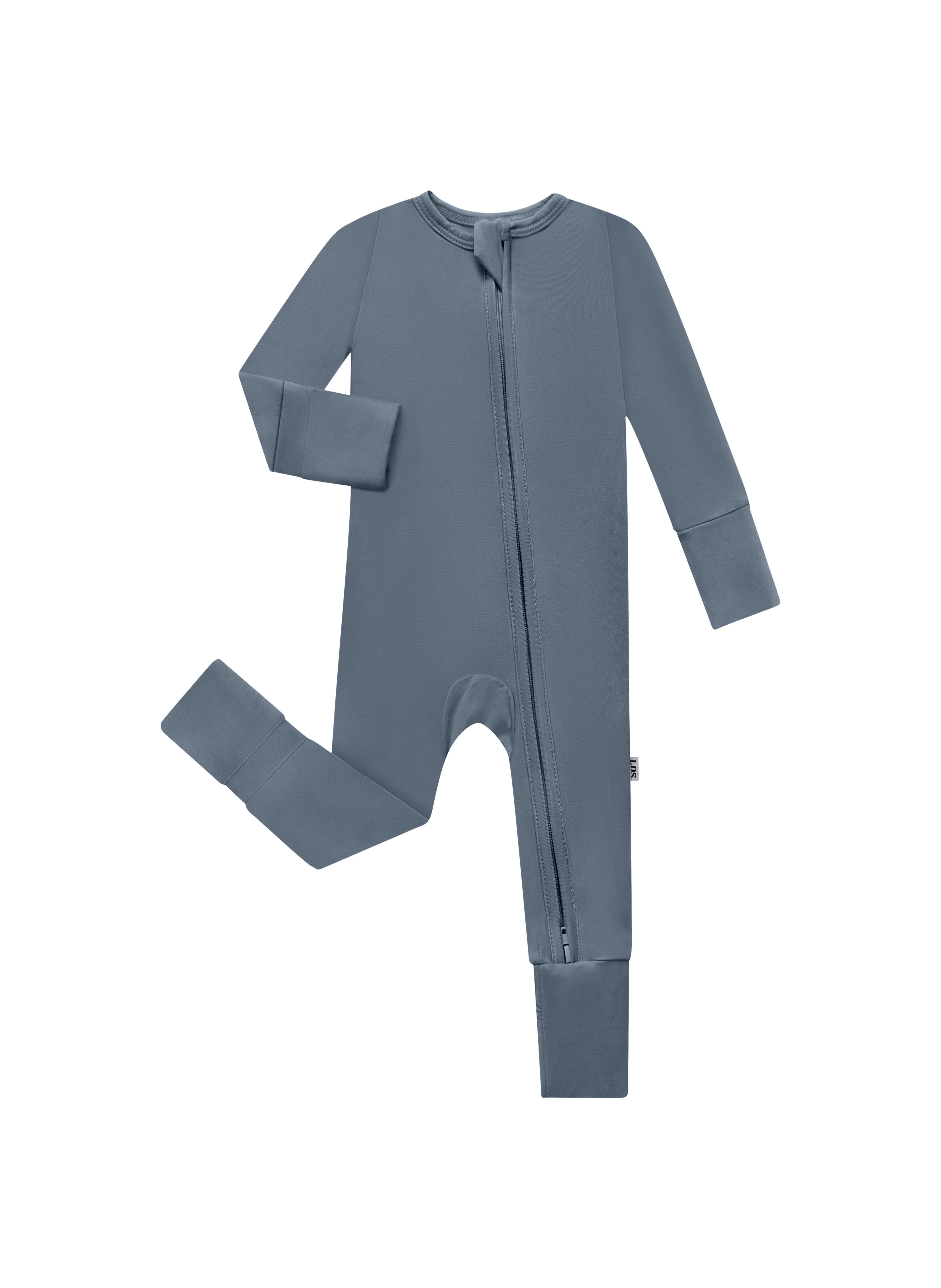 Zippy Bamboo Pajama with Cozy Cuffs- Dragon Blue